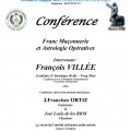 conférence du jeudi 13 fevrier 2014 avec françois villee franc maçonnerie et astrologie opérative