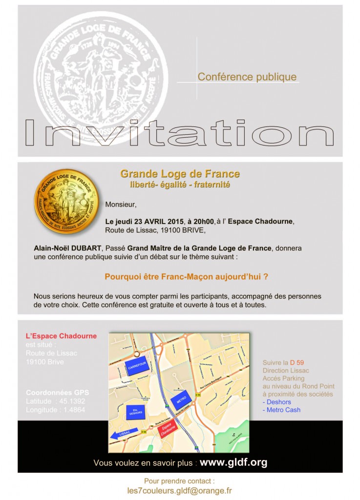 Invitation Apercu Les 7 Couleurs