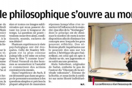 Compte-rendu de la conférence de Manosque autour de la La Morale du Termite