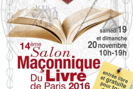 14° Salon Maçonnique du Livre de Paris – L Affiche