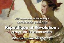 Conférence GODF : « République et Révolution : Retour sur le bicentenaire »