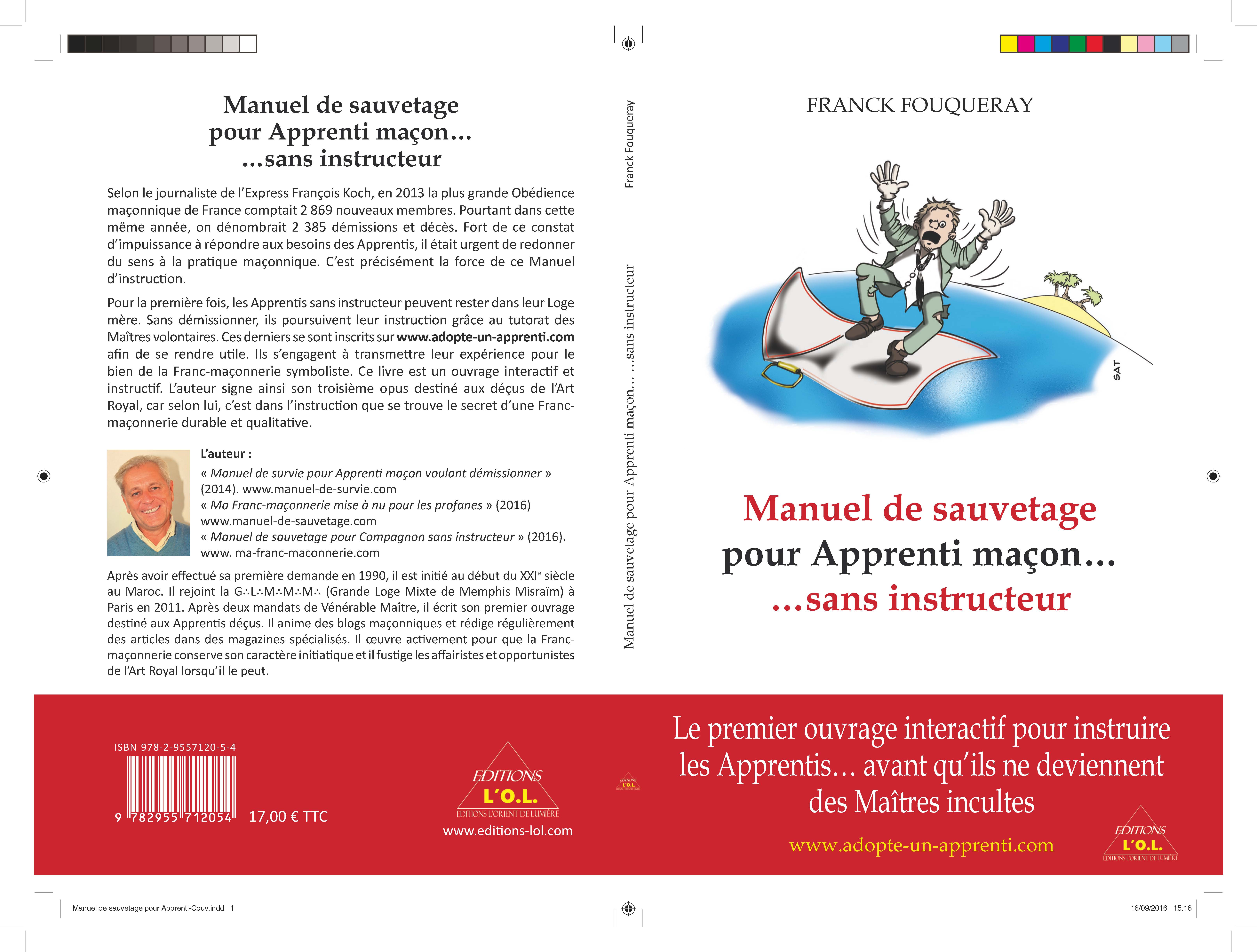 Manuel de sauvetage pour Apprenti maçon… Sans instructeur – Franck