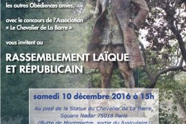 CÉLÉBRATION DU 111eme ANNIVERSAIRE DE LA LOI DE 1905