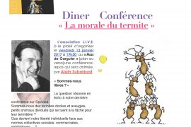LA MORALE DU TERMITE EN CONFERENCE A GEMENOS