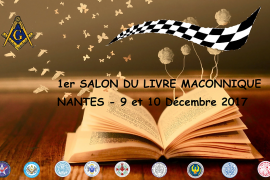 SALON MAÇONNIQUE DU LIVRE DE NANTES – COMMUNIQUE