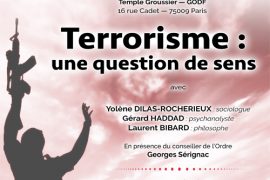 CONFÉRENCE SUR LE TERRORISME : UNE QUESTION DE SENS