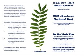 BNB : BONHEUR NATIONAL BRUT – CONFÉRENCE