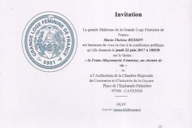 GLFF À CAYENNE : LA FRANC-MAÇONNERIE FÉMININE, UN CHEMIN DE VIE