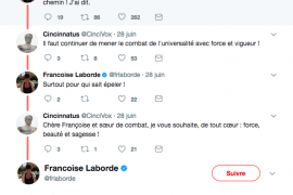 UN RECADRAGE MAÇONNIQUE SUR TWITTER ? : franc-maçonne ou pas ?