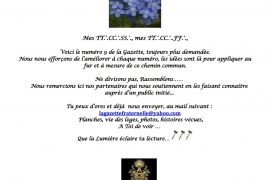 LA GAZETTE CATALANE DE LA FRATERNITÉ – DES MAÇONS UNIVERSELS – N° 09