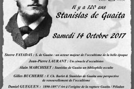 Colloque International Stanislas de Guaita 2017