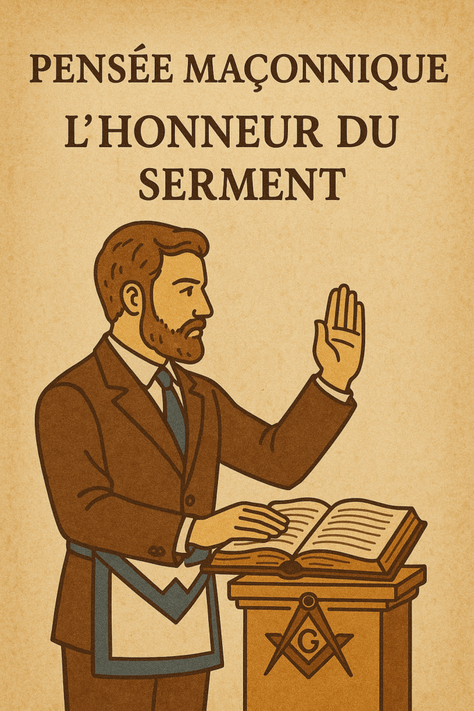 Pensée maçonnique l'honneur du serment