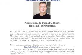 CONFERENCE DE PATRICK BURENSTEINAS « LA BIBLIOTHEQUE PERDUE » A LYON