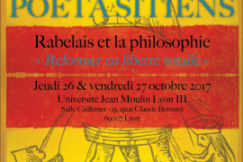 POETA SITIENS – RABELAIS ET LA PHILOSOPHIE