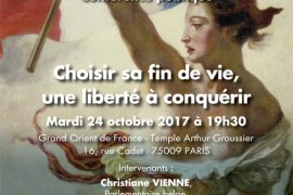 CONFERENCE GODF : Choisir sa fin de vie, une liberté à conquérir