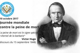 DROIT HUMAIN – 10 OCTOBRE – JOURNÉE MONDIALE CONTRE LA PEINE DE MORT
