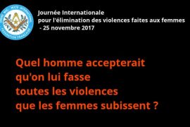COMMUNIQUE DROIT HUMAIN – JOURNÉE INTERNATIONALE CONTRE LES VIOLENCES FAITES AUX FEMMES
