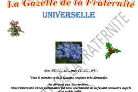 LA GAZETTE CATALANE DE LA FRATERNITÉ – DES MAÇONS UNIVERSELS – N° 13
