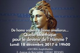 CONFÉRENCE GODF A RENNES – BIOÉTHIQUE ET DEVENIR DE L’HOMME