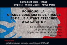 POURQUOI LA GLMF EST-ELLE AUTANT ATTACHÉE A LA LAÏCITÉ