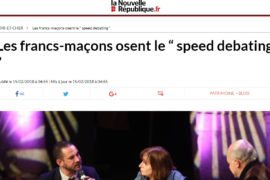 SPEED DEBATING MACONNIQUE DE BLOIS DANS LA NOUVELLE REPUBLIQUE