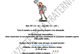 LA GAZETTE CATALANE DE LA FRATERNITÉ – DES MAÇONS UNIVERSELS – N° 15