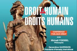 « DROIT HUMAIN – DROITS HUMAINS » – CONFÉRENCE DÉBAT