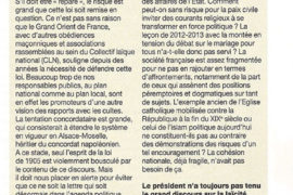 LE GRAND MAÎTRE DU GODF : « LA VIGILANCE S&rsquo;IMPOSE »