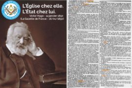 L&rsquo;EGLISE CHEZ ELLE. L&rsquo;ETAT CHEZ LUI – COMMUNIQUE DU DROIT HUMAIN