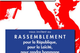 RASSEMBLEMENT POUR LA RÉPUBLIQUE, POUR LA LAÏCITÉ DU 1° MAI 2018