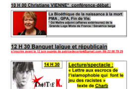 CONFÉRENCE/DÉBAT SUR LA BIOETHIQUE PAR LA GLMF