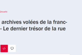 L’AFFAIRE DES ARCHIVES VOLÉES DE LA FRANC-MAÇONNERIE – FRANCE INTER