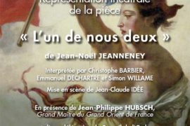 226° ANNIVERSAIRE DE LA RÉPUBLIQUE – REPRÉSENTATION THÉÂTRALE « L’UN DE NOUS DEUX »