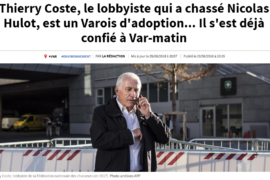 THIERRY COSTE : « Les Francs-maçons me détestent et je les trouve inutiles. »