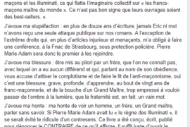 JACQUES RAVENNE RÉPOND AU GRAND MAÎTRE DE LA GLDF
