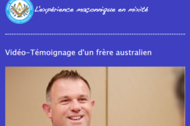 TÉMOIGNAGE D’UN FRANC-MAÇON AUSTRALIEN DU DROIT HUMAIN