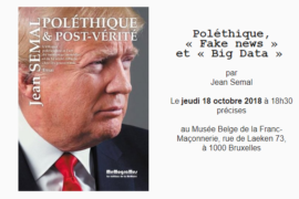 CONFÉRENCE « POLETHIQUE, FAKE NEWS ET BIG DATA »