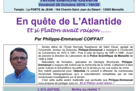 TBO MARSEILLE – EN QUÊTE DE L’ATLANTIDE …ET SI PLATON AVAIT RAISON