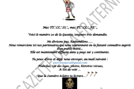LA GAZETTE UNIVERSELLE DE LA FRATERNITÉ N° 20