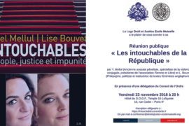 CONFÉRENCE – GODF – LES INTOUCHABLES DE LA RÉPUBLIQUE