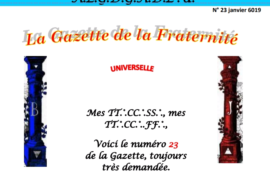 LA GAZETTE UNIVERSELLE DE LA FRATERNITÉ N° 23