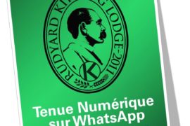 TENUE MACONNIQUE NUMERIQUE SUR WATSAPP