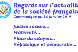 COMMUNIQUE DROIT HUMAIN – REGARD SUR L’ACTUALITÉ DE LA SOCIÉTÉ FRANÇAISE