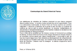 INDIGNATION DU GODF FACE A L’ANTISÉMITISME