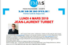 FRANC-MAÇONNERIE ET SOCIÉTÉ – LE 18H30 PILE ! – FRANC-MACONNERIE ET UNIVERS NUMERIQUE