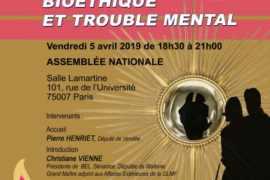 COLLOQUE BIOETHIQUE ET TROUBLE MENTAL