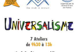 UTOPIALES MAÇONNIQUES 2019 – PARIS & REGIONS