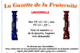 LA GAZETTE UNIVERSELLE DE LA FRATERNITÉ N° 25