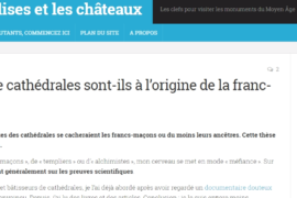 LES BÂTISSEURS DE CATHÉDRALES : Une filiation douteuse avec la franc-maçonnerie