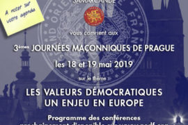 3° JOURNÉES MAÇONNIQUES DE PRAGUE